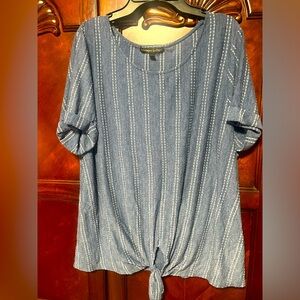 Women’s blue denim blouse